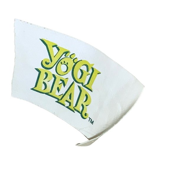 Hanna Barbera Boo Boo Bear Plush Stuffed Toy Yogi Light Brown Blue Bow Tie 8" - Picture 8 of 10